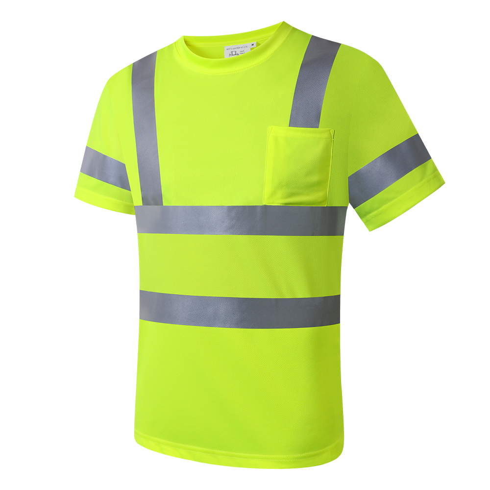 Summer Hi Vis Clothing - เสื้อมองเห็นสูง Safety Short Sleeve Size S-7XL