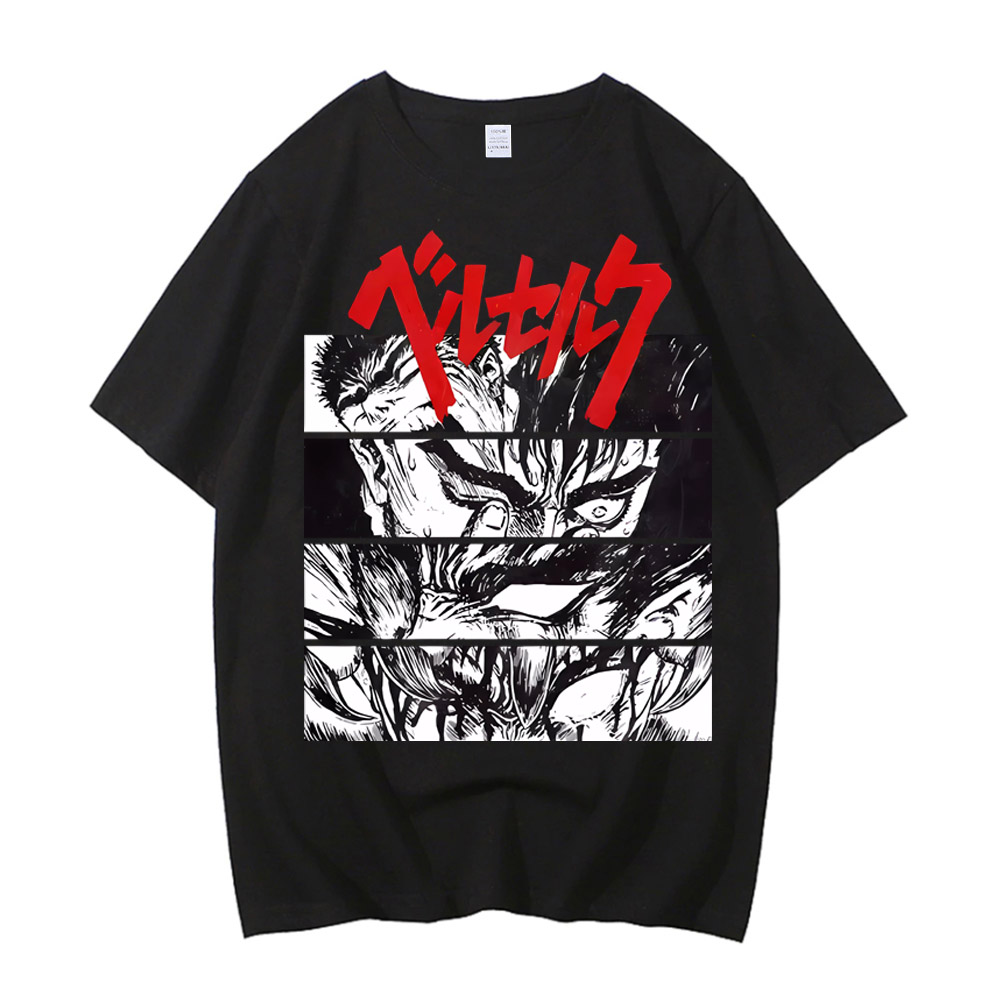 Summer Clothing Trends For Women 2026 - เสื้อยืดอนิเมะ Berserk ลายพิมพ์สุดฮิตประจำปี 2026 สำหรับฤดูร้อน ผู้ชาย