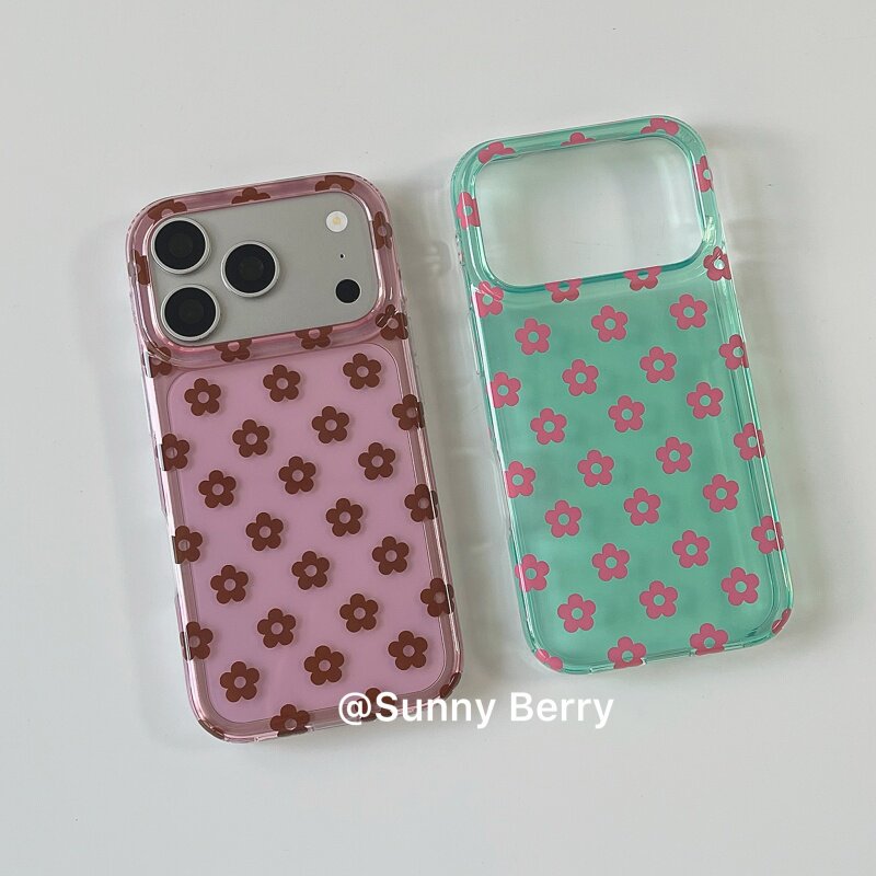 Summer Closet - เคสโทรศัพท์ลายดอกไม้สีสันสดใสสไตล์เกาหลีสำหรับ iPhone 18 17 Air 16