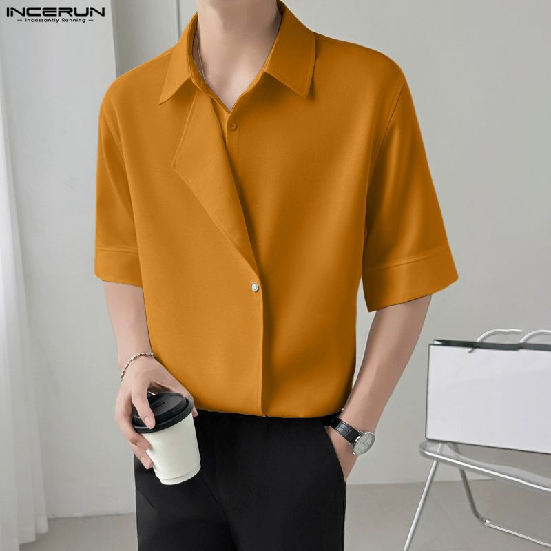 2026 เสื้อเชิ้ตผู้ชายสีทึบปกคร - Summer Clothing Colors 2026 บทวิจารณ์และราคา