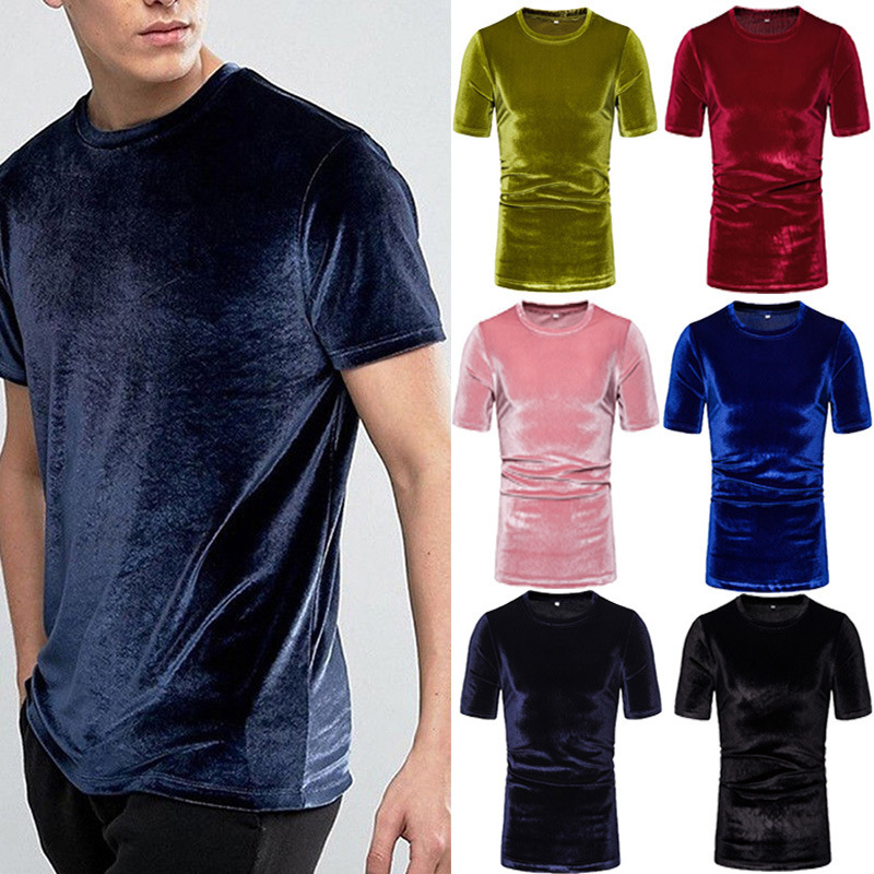เสื้อยืดกำมะหยี่ผู้ชาย High St - Summer Clothing Colors 2026 บทวิจารณ์และราคา
