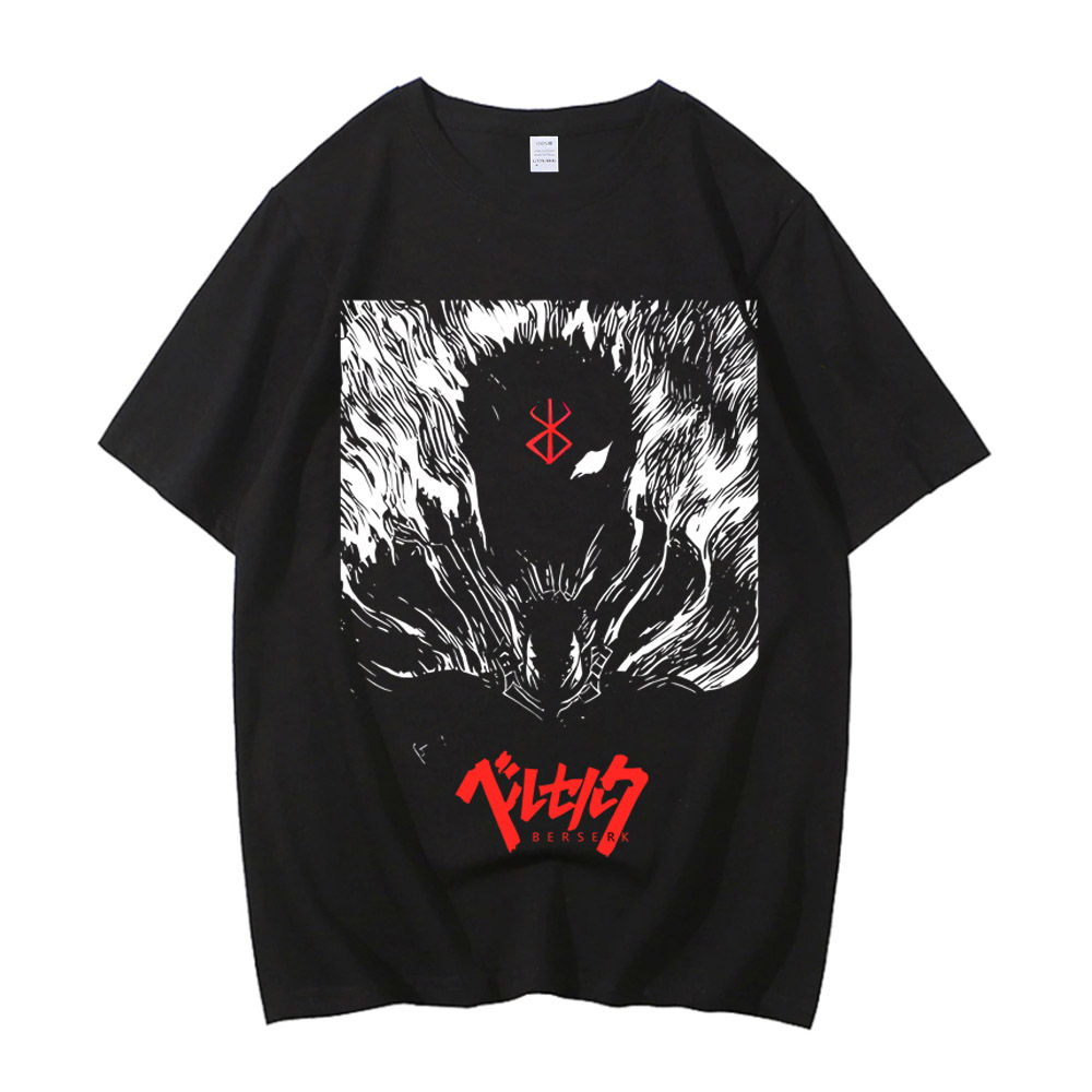 เสื้อยืดอนิเมะ Berserk ลายพิมพ - Summer Clothing Trends For Women 2026 บทวิจารณ์และราคา