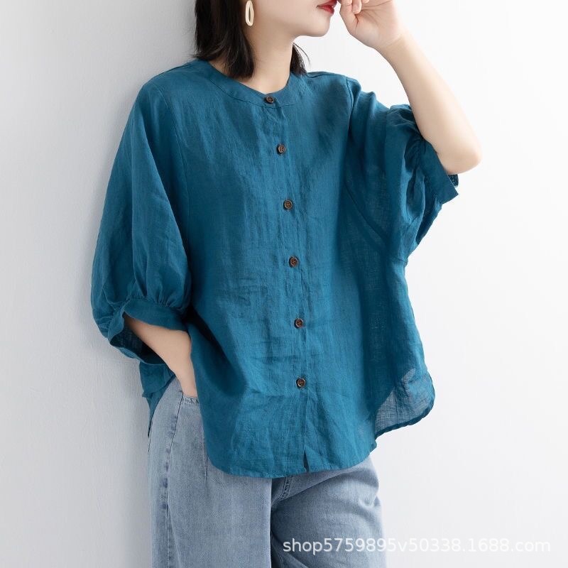 เสื้อผู้หญิงไซส์ใหญ่ สีพื้น ผ้ - Summer Clothing Office บทวิจารณ์และราคา