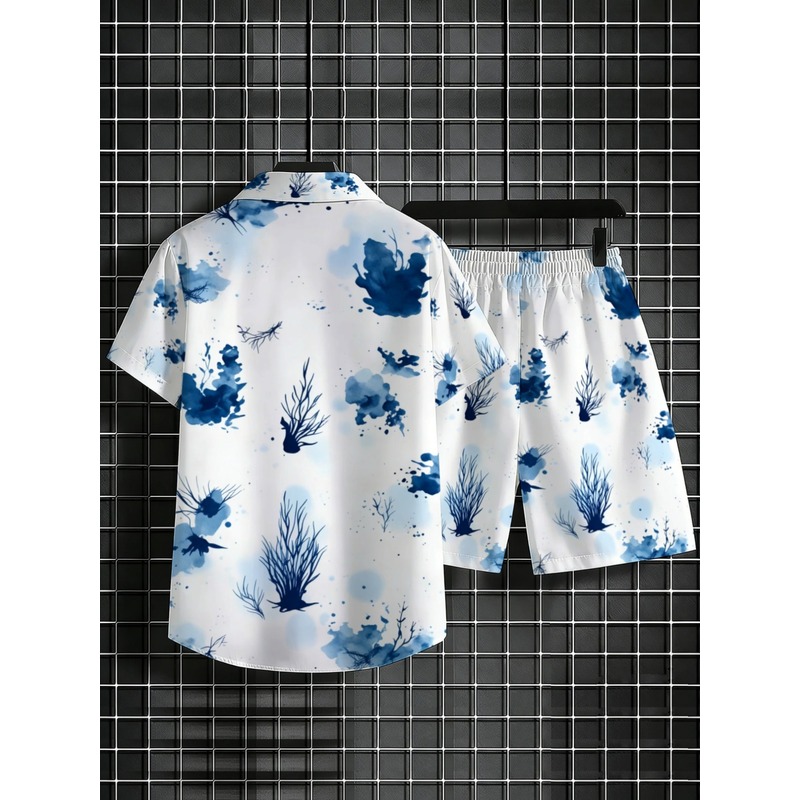 ชุดเสื้อเชิ้ตฮาวายและกางเกงขาส - Beach Shirt Hawaiian บทวิจารณ์และราคา