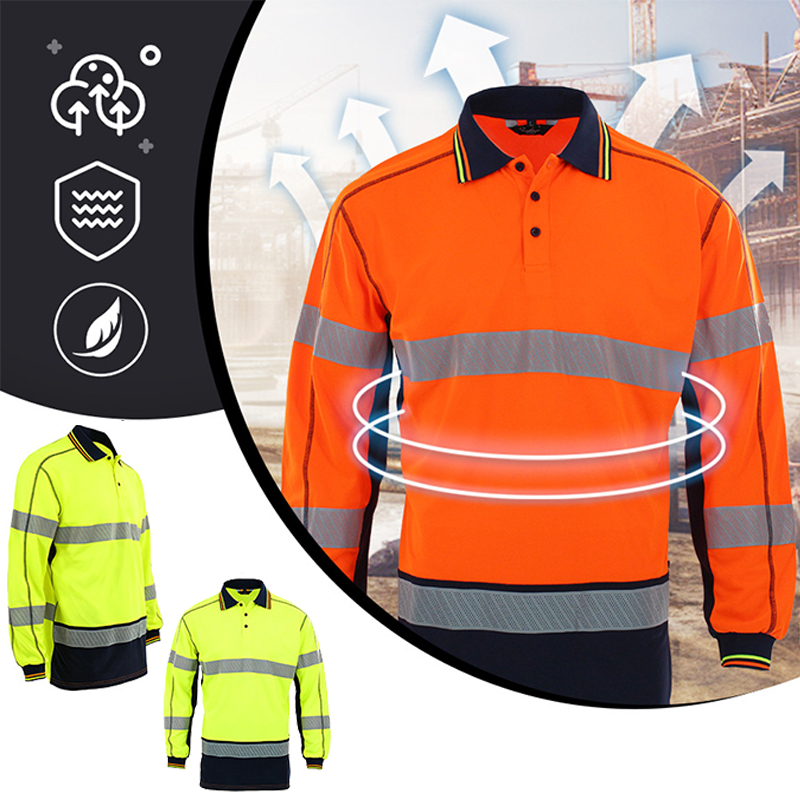 เสื้อโปโลแห้งเร็วสำหรับผู้ชาย  - Summer Hi Vis Clothing บทวิจารณ์และราคา