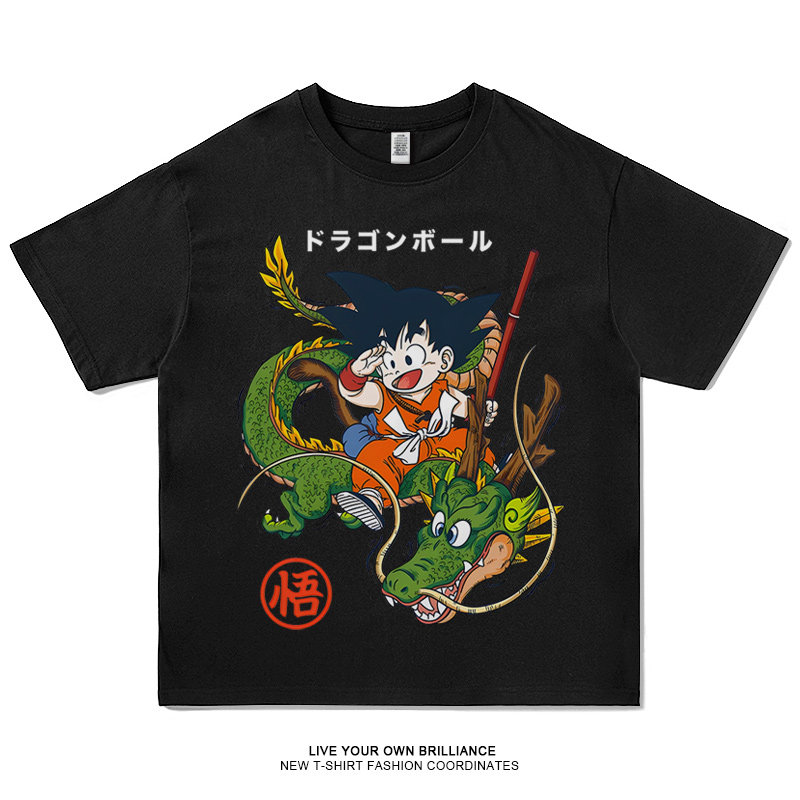 เสื้อยืดโอเวอร์ไซส์ลายดราก้อนบ - Summer Clothing Good Quality บทวิจารณ์และราคา