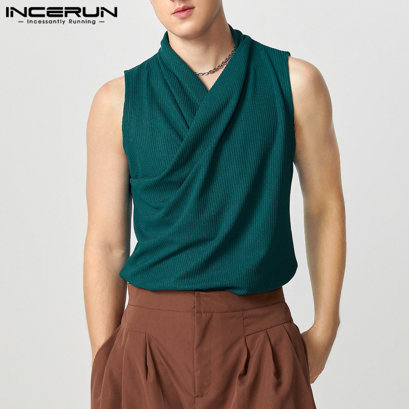 2026 เสื้อกล้ามชายสีทึบ V คอแข - Summer Clothing Colors 2026 บทวิจารณ์และราคา