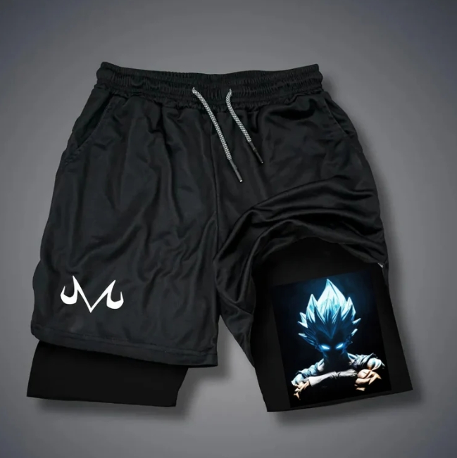 กางเกงขาสั้นโอเวอร์ไซส์ 2-in-1 - Summer Clothing Good Quality บทวิจารณ์และราคา