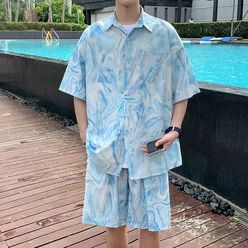 ชุดเสื้อเชิ้ตฮาวายลายไทダイสำหรั - Beach Shirt Hawaiian บทวิจารณ์และราคา