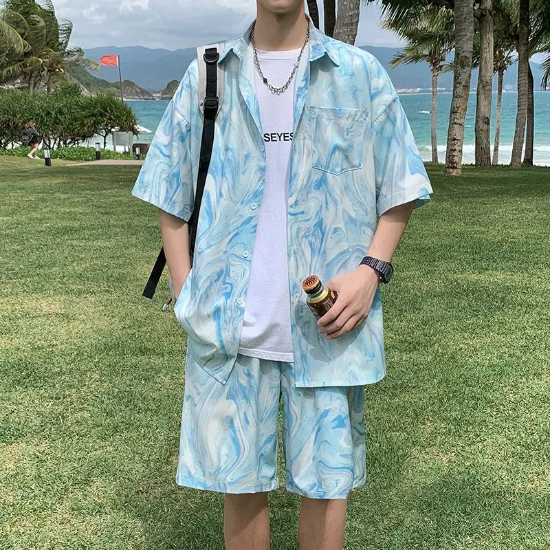 ชุดเสื้อเชิ้ตฮาวายลายไทダイสำหรั - Beach Shirt Hawaiian บทวิจารณ์และราคา