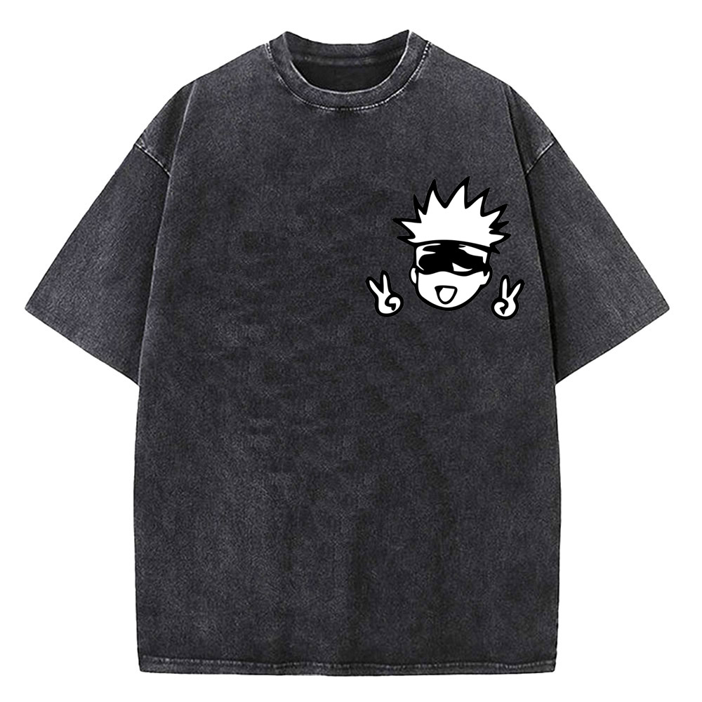 เสื้อยืดอนิเมะ Jujutsu Kaisen  - Summer Clothing Good Quality บทวิจารณ์และราคา