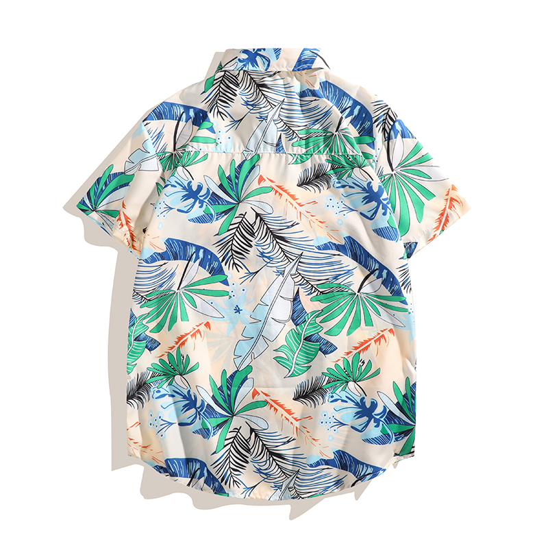 ชุดเสื้อเชิ้ตสไตล์ฮาวายสำหรับผ - Beach Shirt Hawaiian บทวิจารณ์และราคา