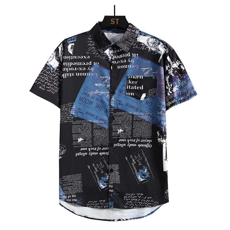 ชุดเซ็ต 2 ชิ้นสำหรับผู้ชาย ลาย - Beach Shirt Hawaiian บทวิจารณ์และราคา