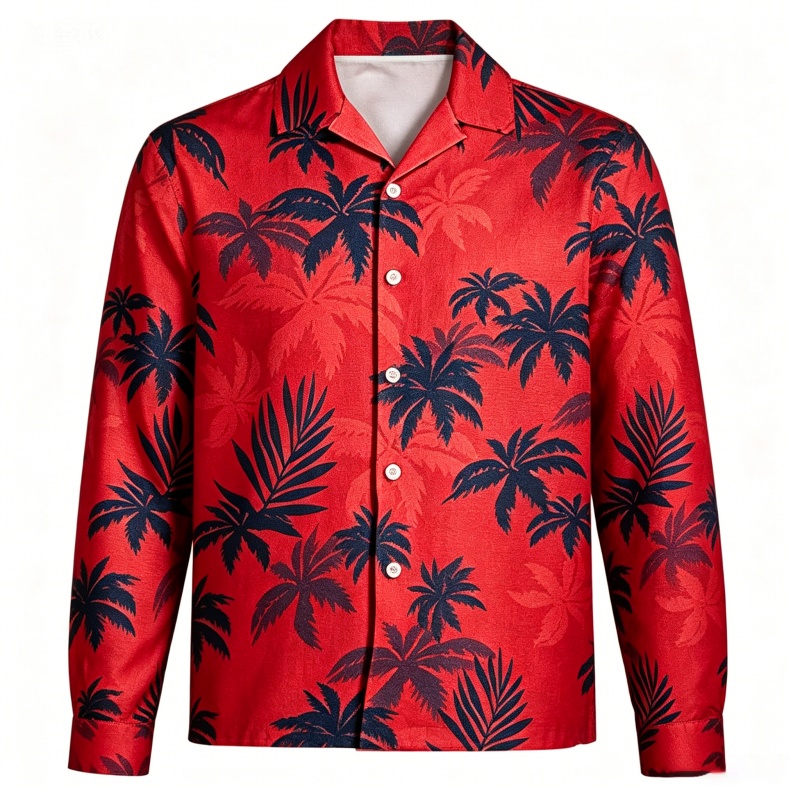 เสื้อเชิ้ตฮาวายแขนยาวสำหรับผู้ - Beach Shirt Hawaiian บทวิจารณ์และราคา