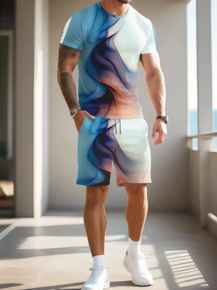 ชุดเซ็ตเสื้อยืดแขนสั้นและกางเก - Beach Shirt Hawaiian บทวิจารณ์และราคา