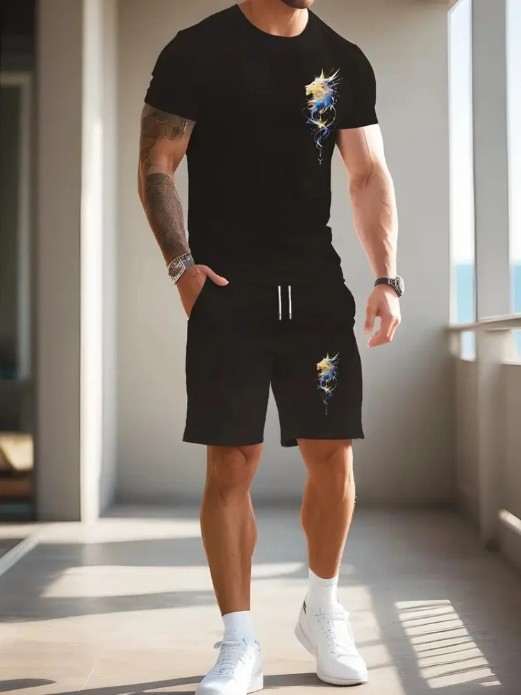 ชุดเซ็ตเสื้อยืดแขนสั้นและกางเก - Beach Shirt Hawaiian บทวิจารณ์และราคา