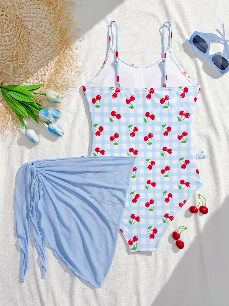 ชุดว่ายน้ำเด็กผู้หญิงวันพีซ 20 - Swim Cover Up Mesh บทวิจารณ์และราคา