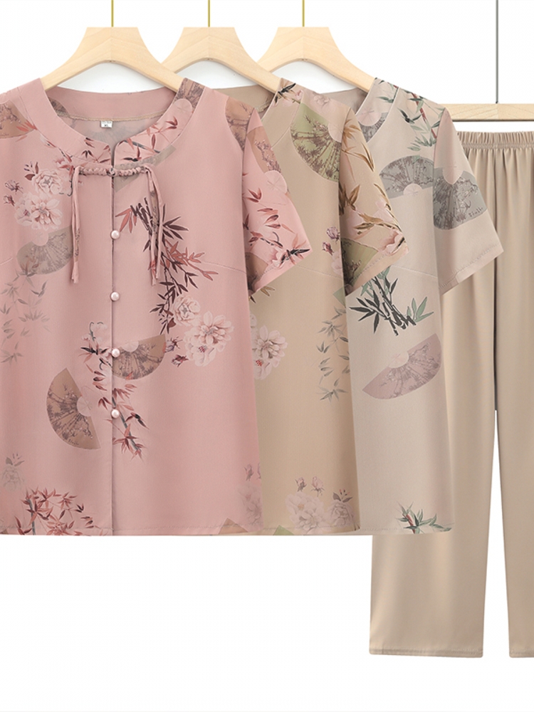 ชุดแฟชั่นสองชิ้นแขนสั้นสำหรับผ - Summer Clothing Over 60 บทวิจารณ์และราคา