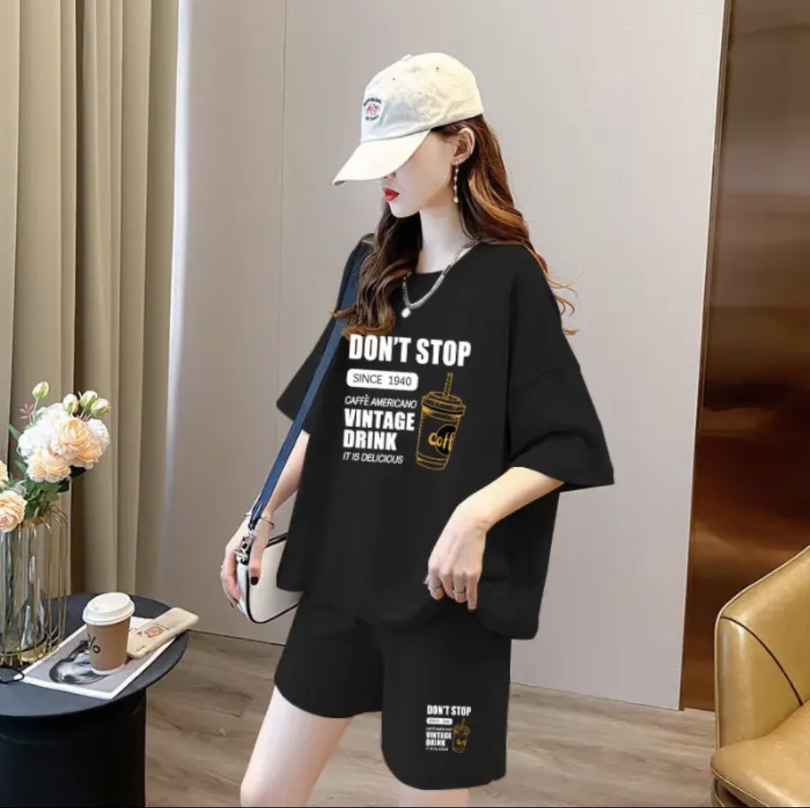ชุดกางเกงขาสั้นแฟชั่นฤดูร้อนสำ - Summer Clothing Women บทวิจารณ์และราคา