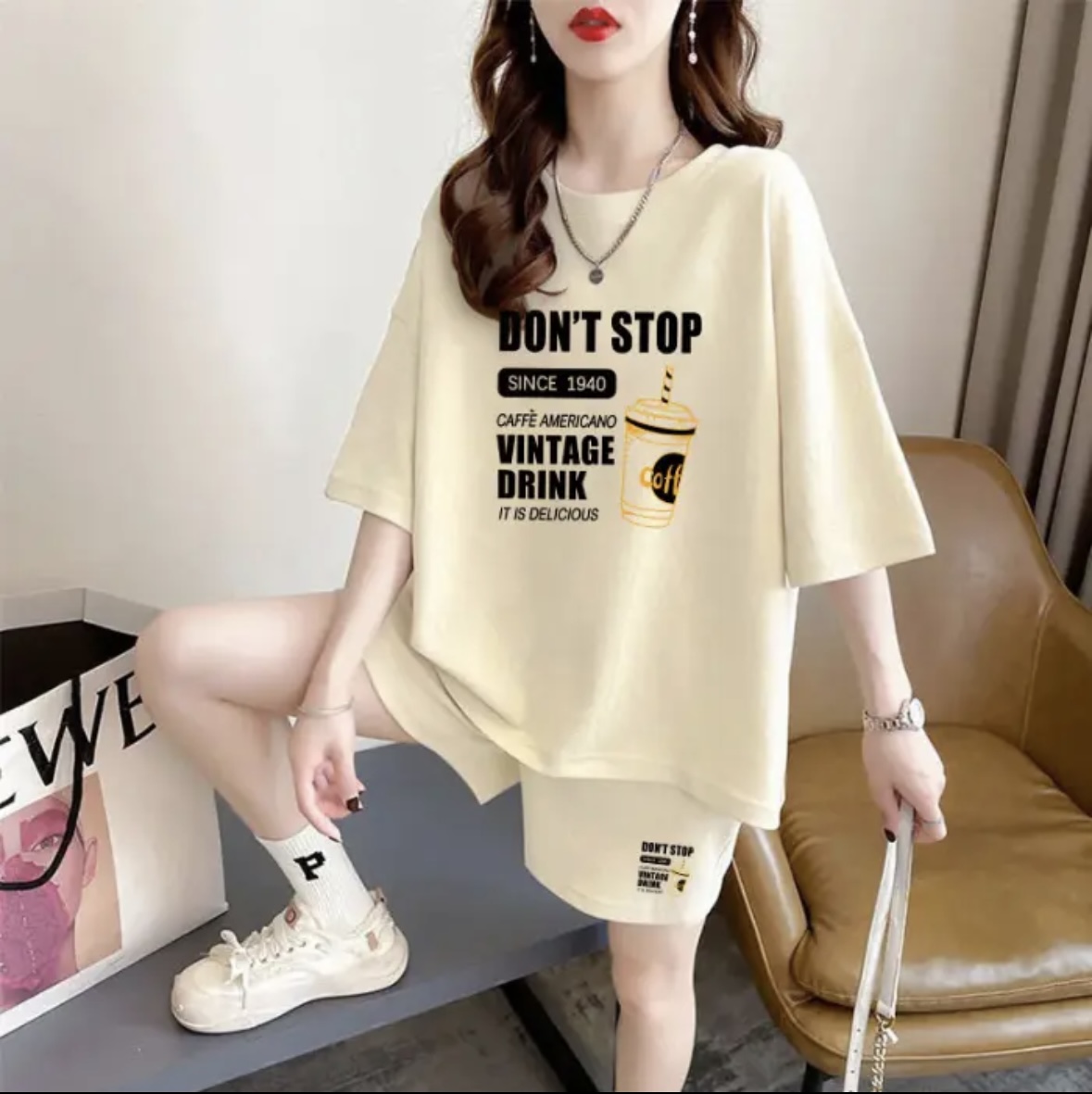 ชุดกางเกงขาสั้นแฟชั่นฤดูร้อนสำ - Summer Clothing Women บทวิจารณ์และราคา